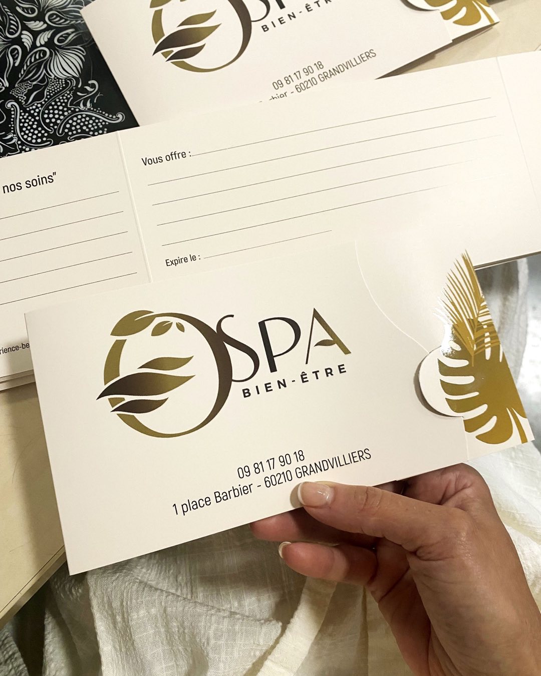 Bon cadeau institut de beauté