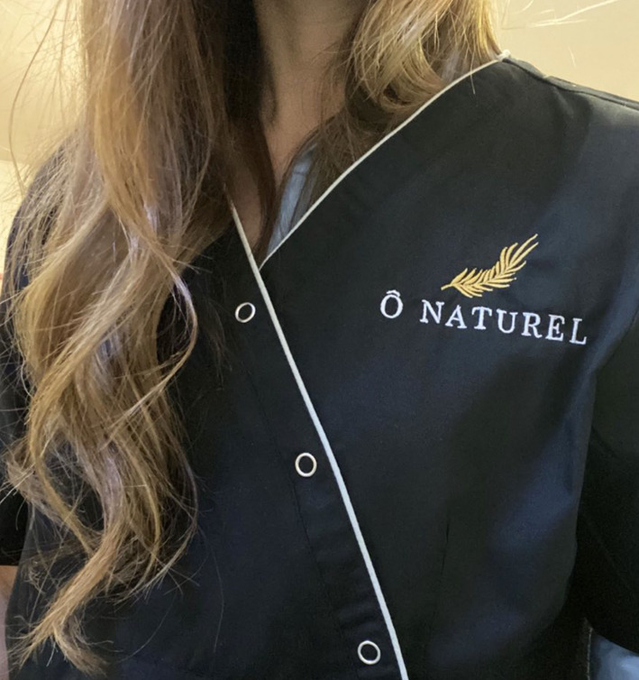 Blouse Esthéticienne personnalisée