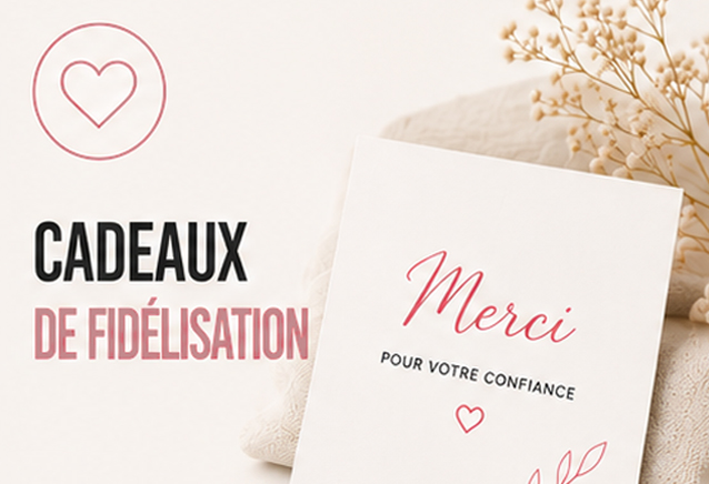 Pour remercier et fidéliser vos clientes.