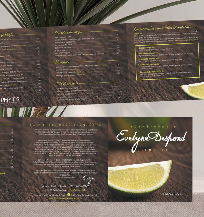 CATALOGUE ESTHETIQUE 3 VOLETS
