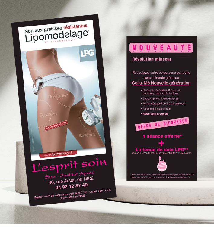 FLYER ESTHETICIENNE VERTICAL