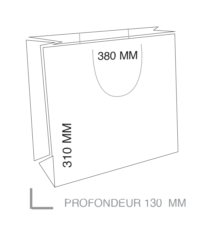 SAC LUXE 38 BLANC