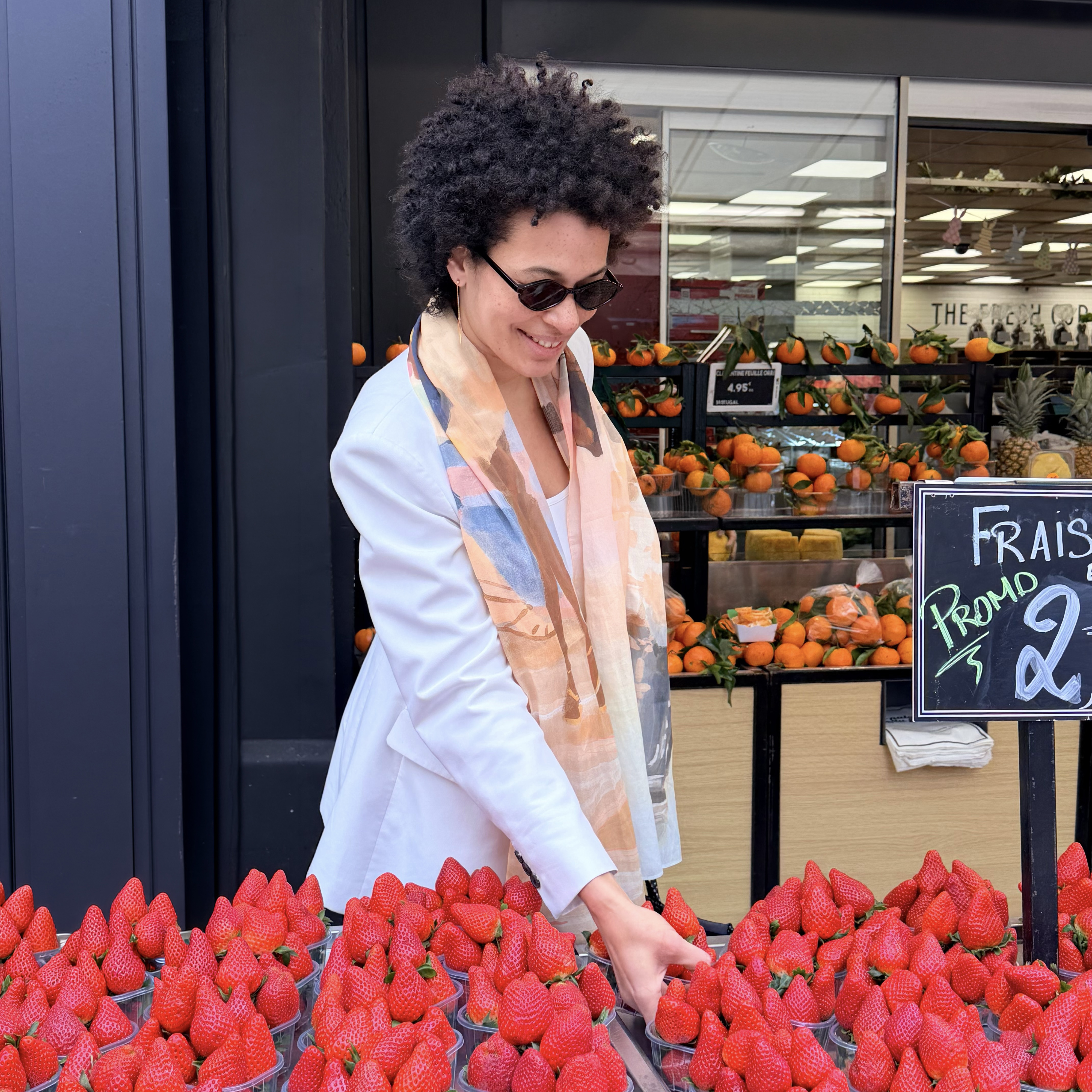 ÉCHARPE EN COTON JEANNE - Image 2