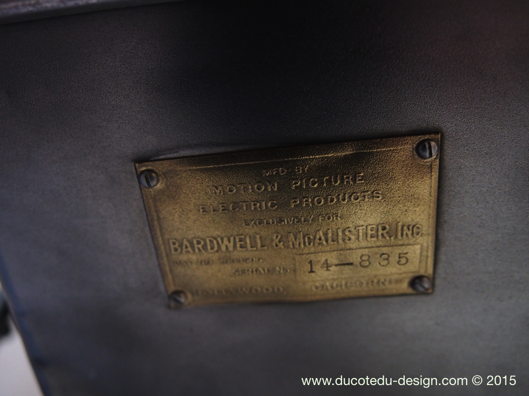 projecteur cinema bardwell & mcalister Hollywood Californie – Image 19