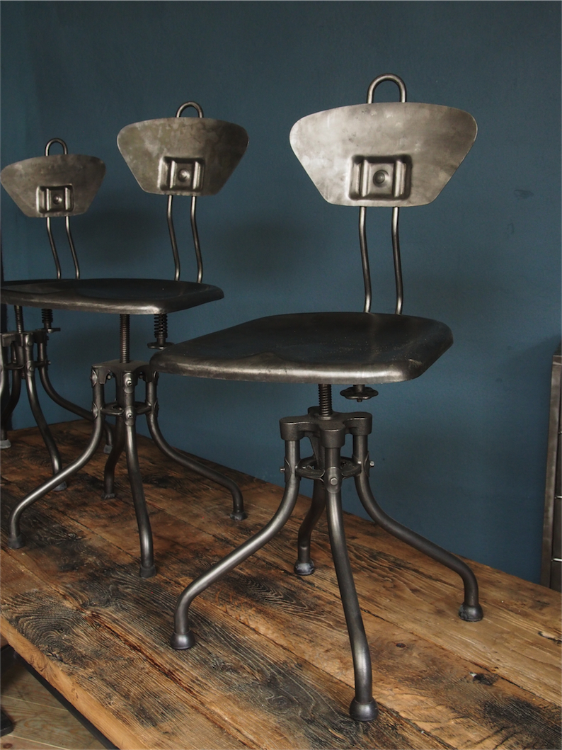 chaise metal atelier industrielle FLAMBO – Image 14