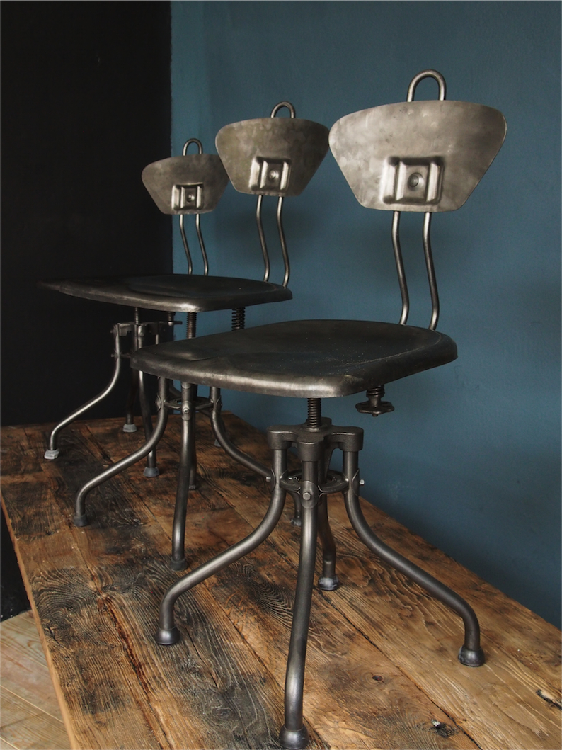 chaise metal atelier industrielle FLAMBO – Image 2