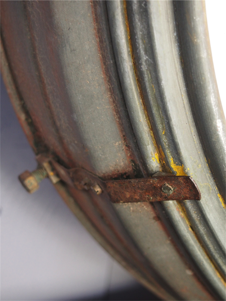 ancienne grande horloge de gare cadran emallé – Image 6