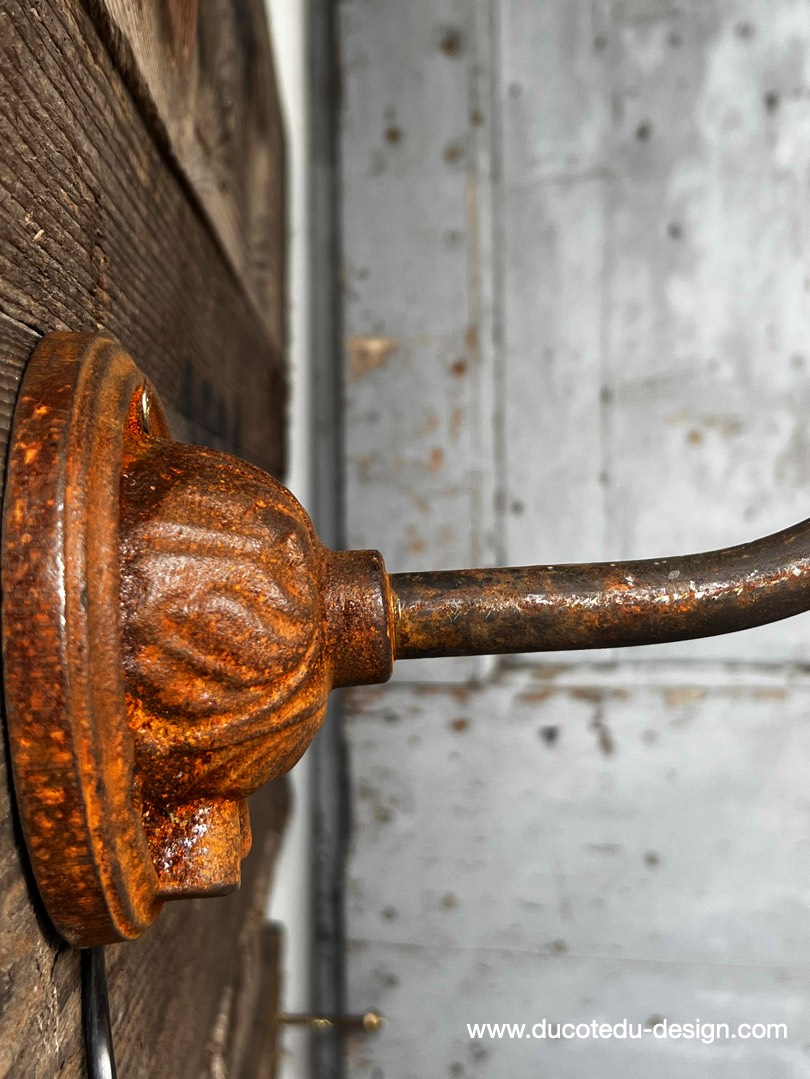 applique grande Lampe de cour, col de cygne exterieur semi-courbé – Image 11