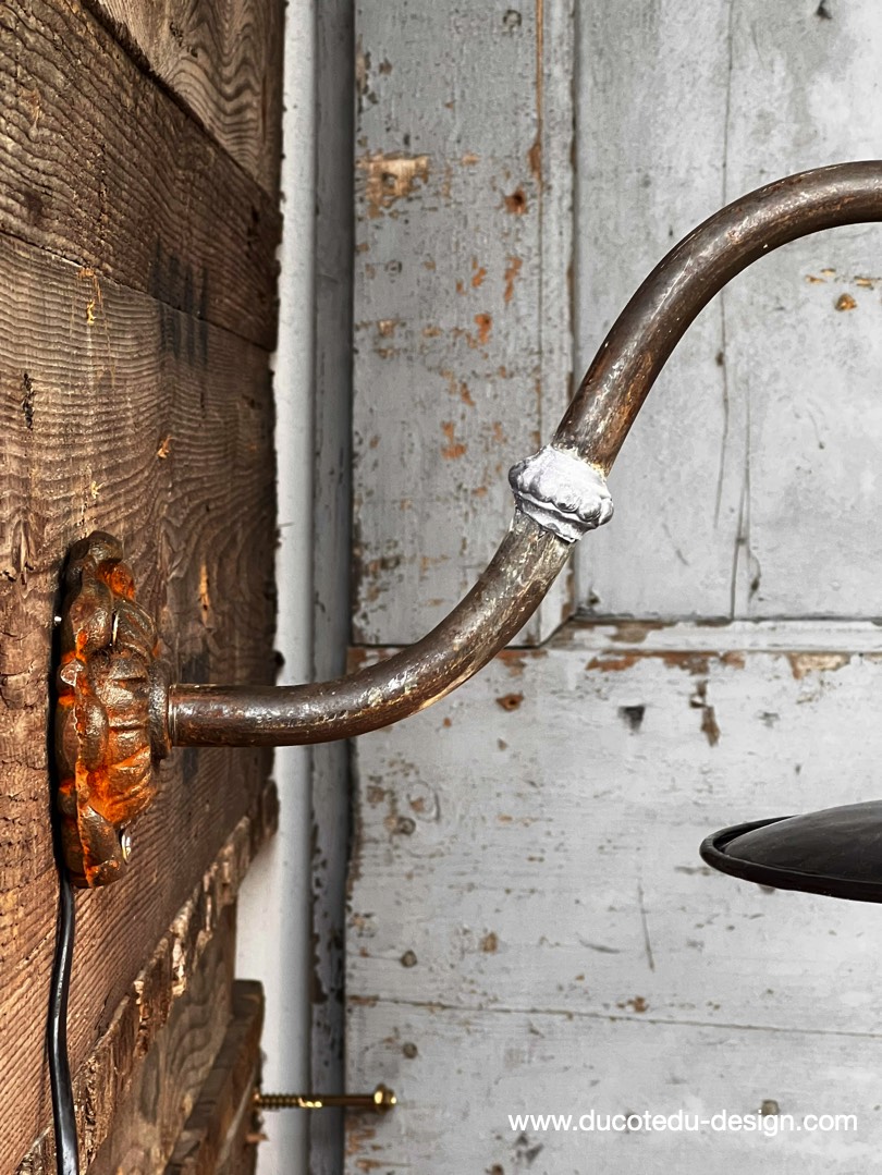 applique potence Lampe de cour, col de cygne exterieur angle droit – Image 4