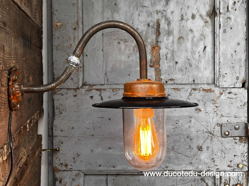 applique potence Lampe de cour, col de cygne exterieur angle droit – Image 12