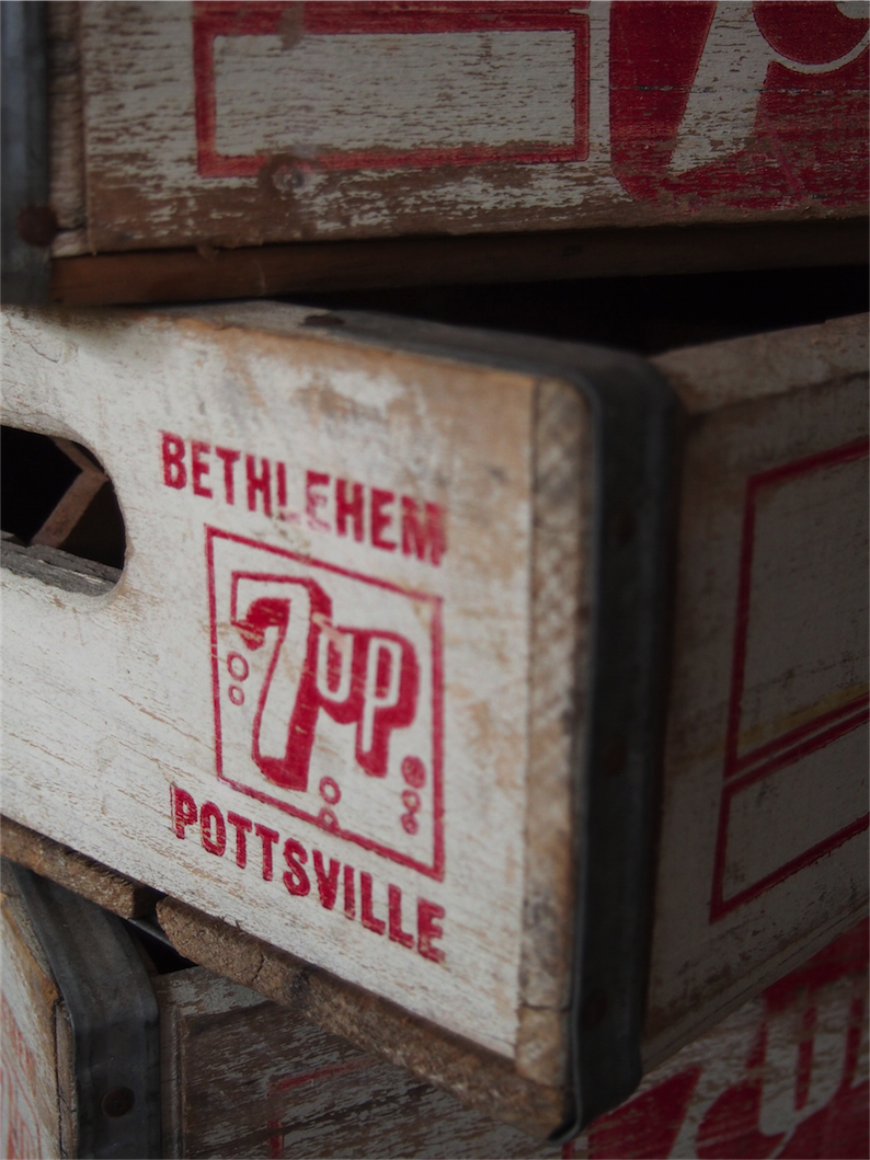 caisse bois brasserie café Seven Up – Image 4