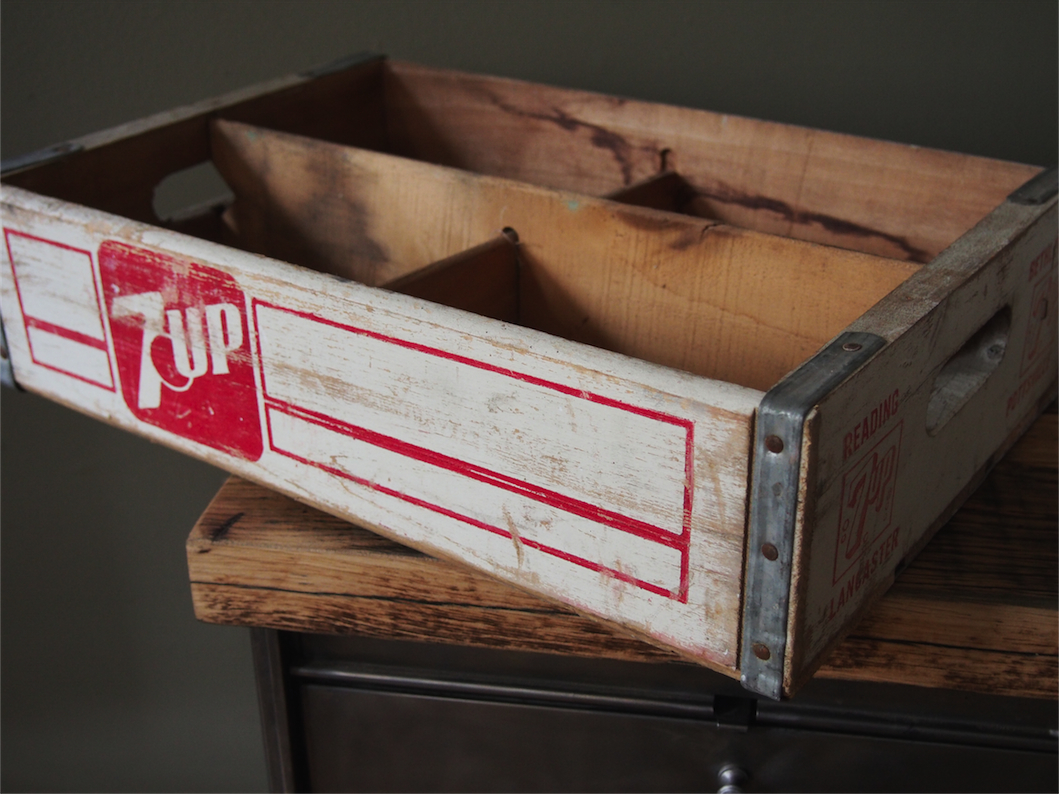 caisse bois brasserie café Seven Up – Image 10