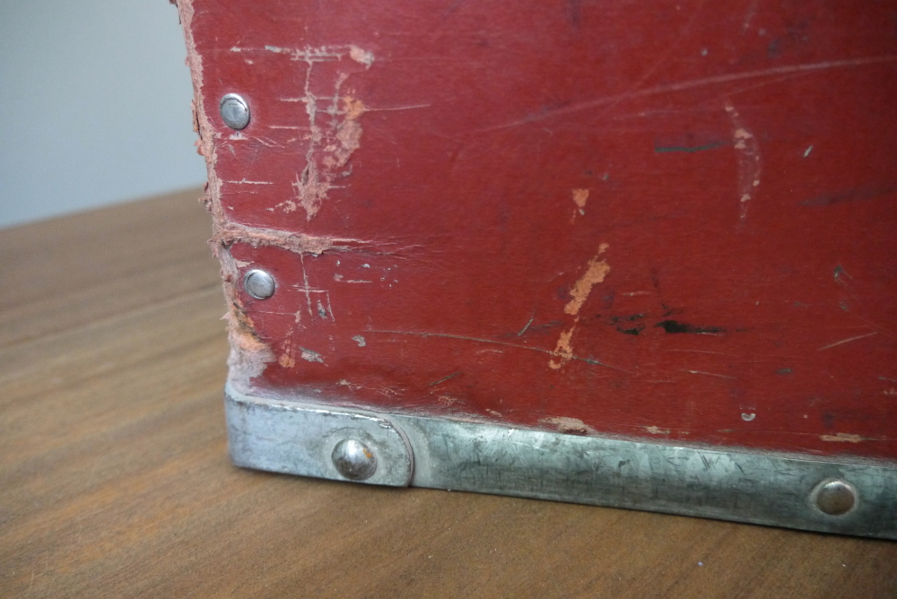 ancienne caisse suroy d'usine textile couleur d'origine – Image 8