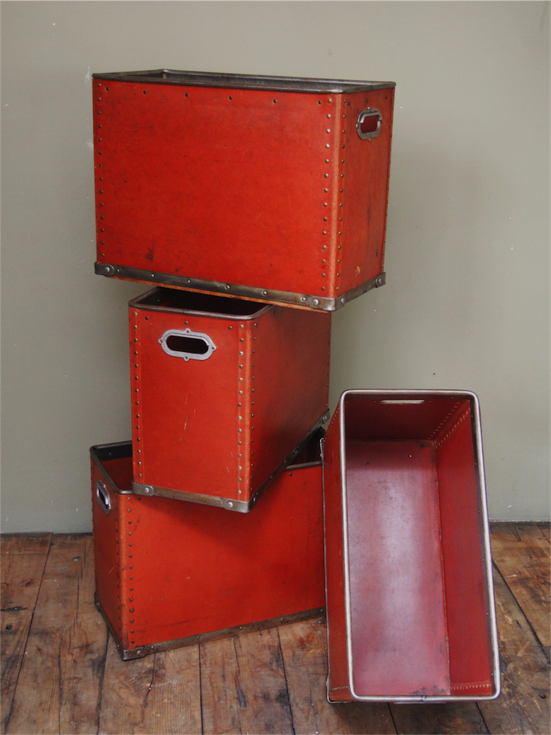 ancienne caisse suroy d'usine textile couleur d'origine – Image 4