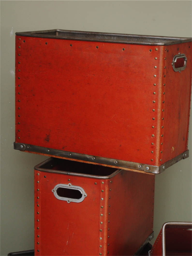 ancienne caisse suroy d'usine textile couleur d'origine – Image 6