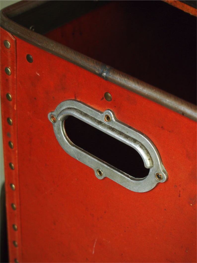 ancienne caisse suroy d'usine textile couleur d'origine – Image 9