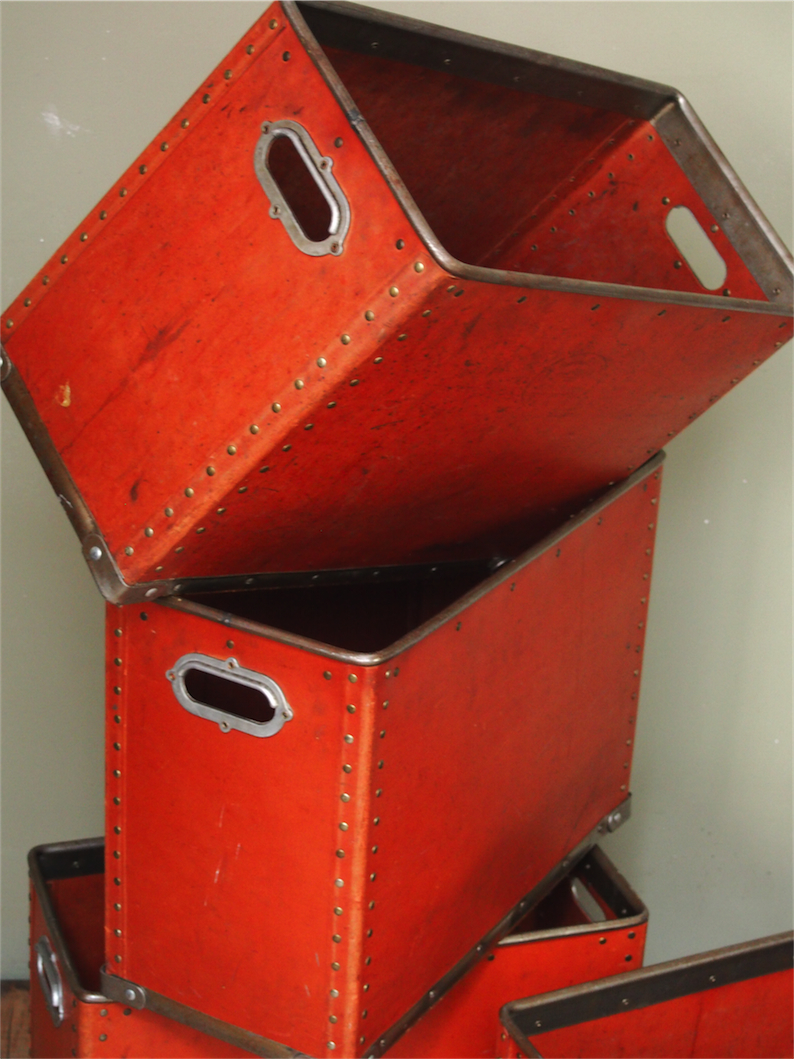 ancienne caisse suroy d'usine textile couleur d'origine – Image 3