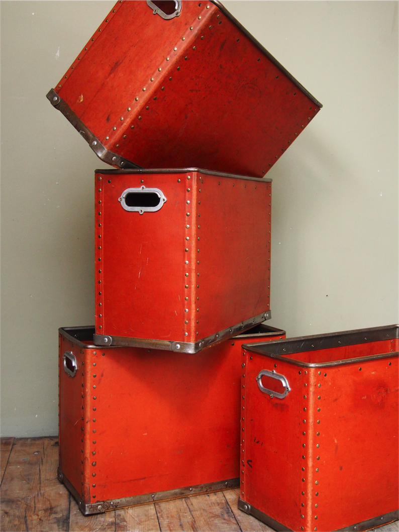 ancienne caisse suroy d'usine textile couleur d'origine – Image 11