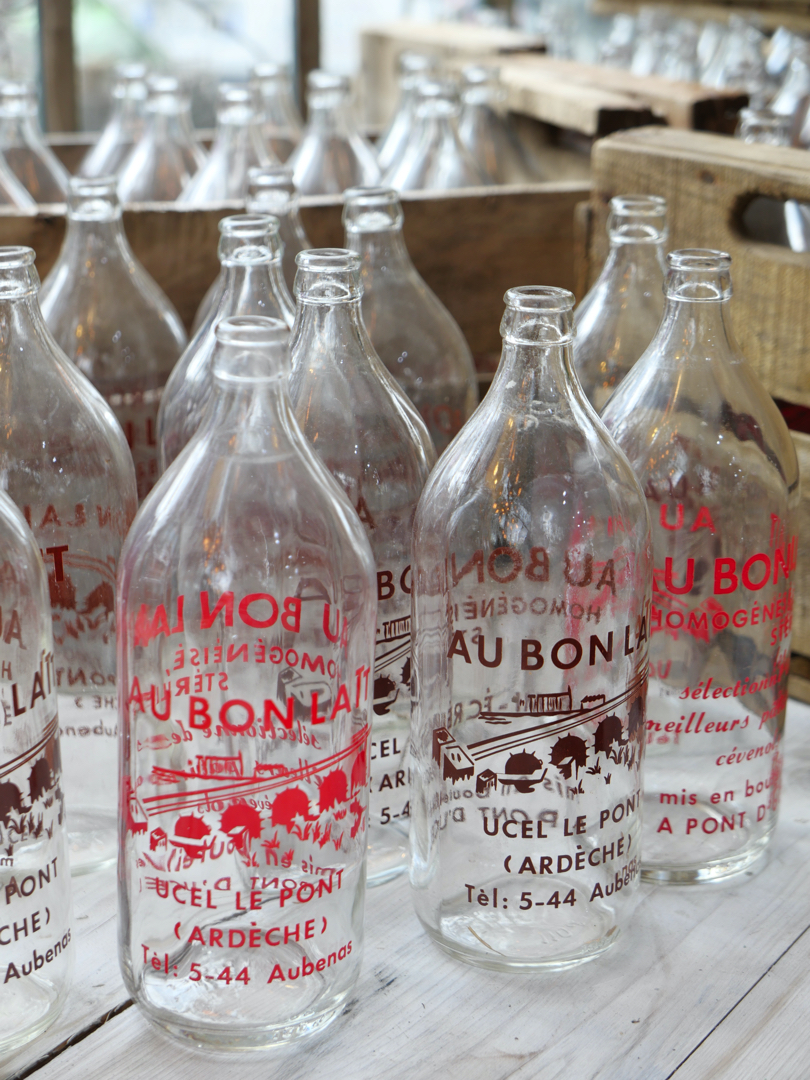 ancienne consigne bouteille au bon lait rouge – Image 2