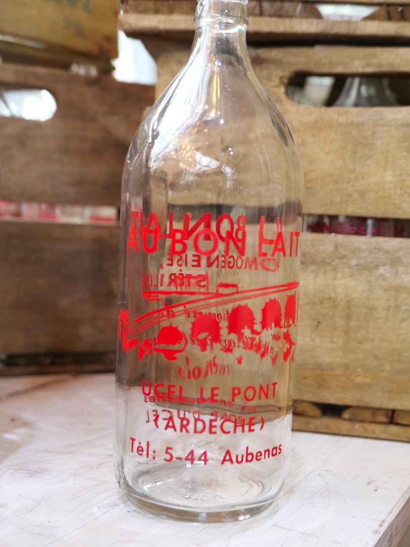ancienne consigne bouteille au bon lait rouge – Image 4