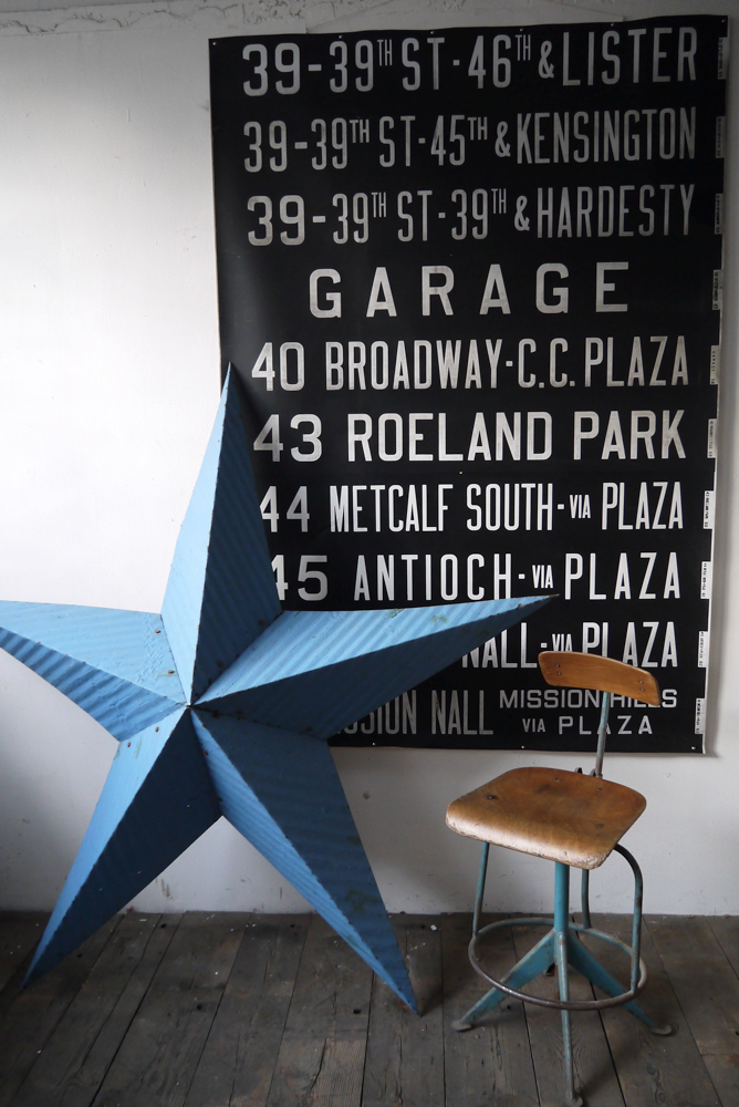 top deco ! tres grand kakemono destination bus USA ligne floride annees 60/70 – Image 11