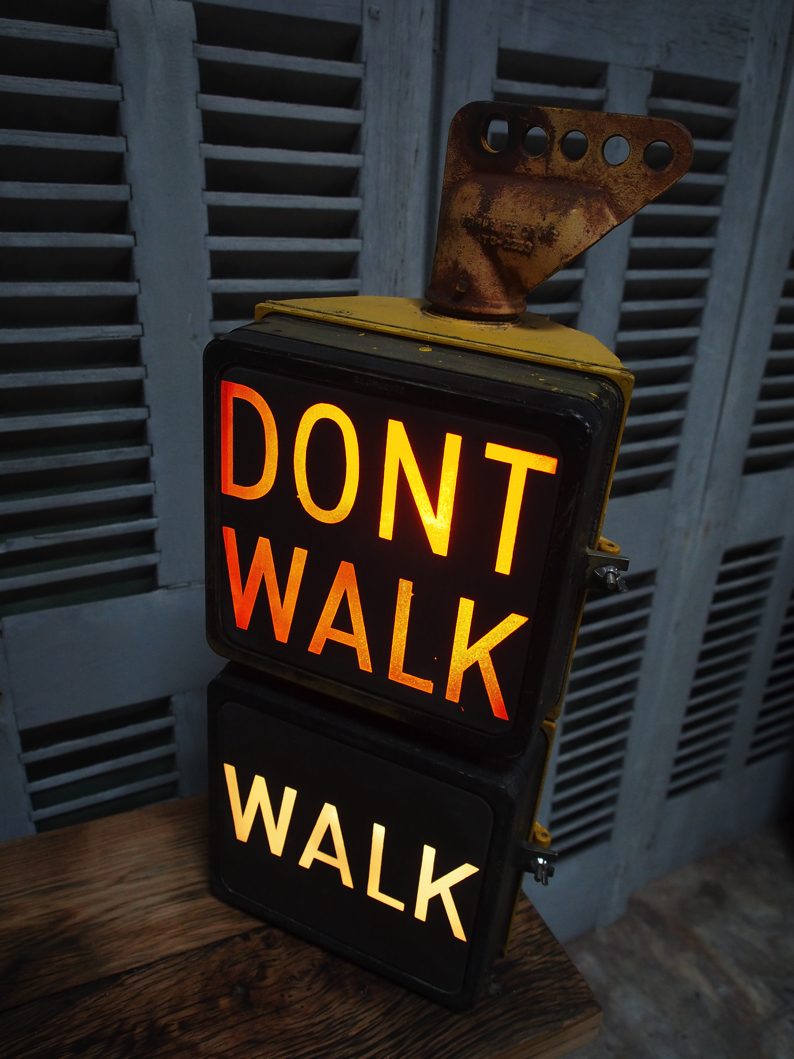 New York feu dont walk americain vintage USA bras noir – Image 5