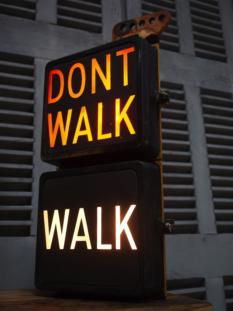 New York feu dont walk americain vintage USA bras noir – Image 6