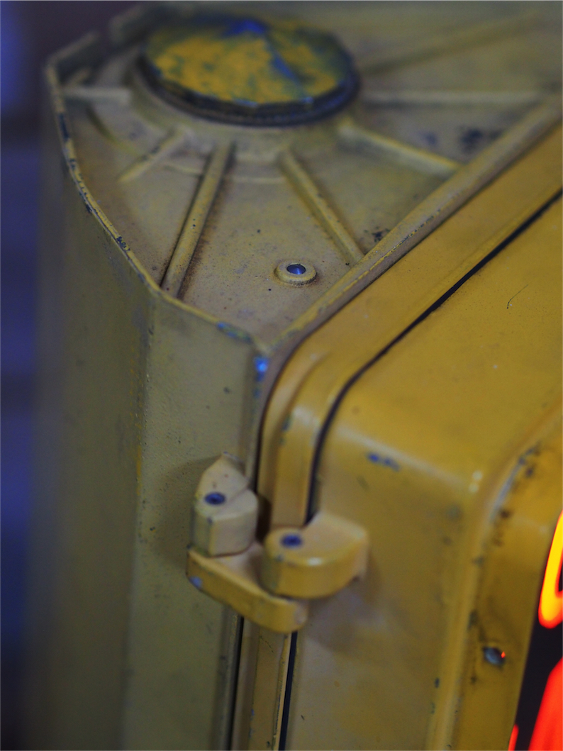 New York feu dont walk americain vintage USA jaune d'origine – Image 9