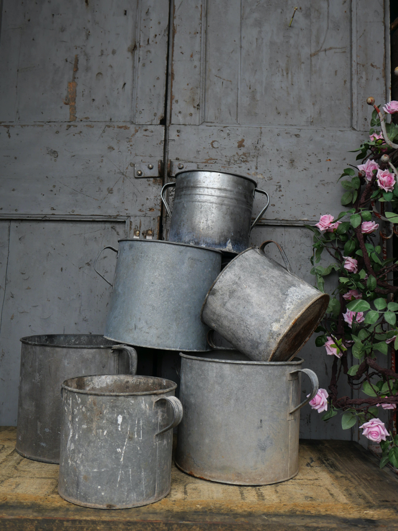 Pot en zinc, ideal cache pot plante grand modele – Image 10