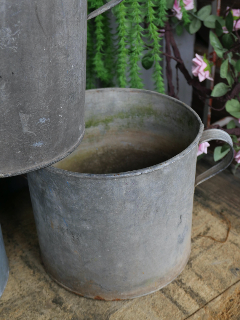 Pot en zinc, ideal cache pot plante grand modele – Image 8