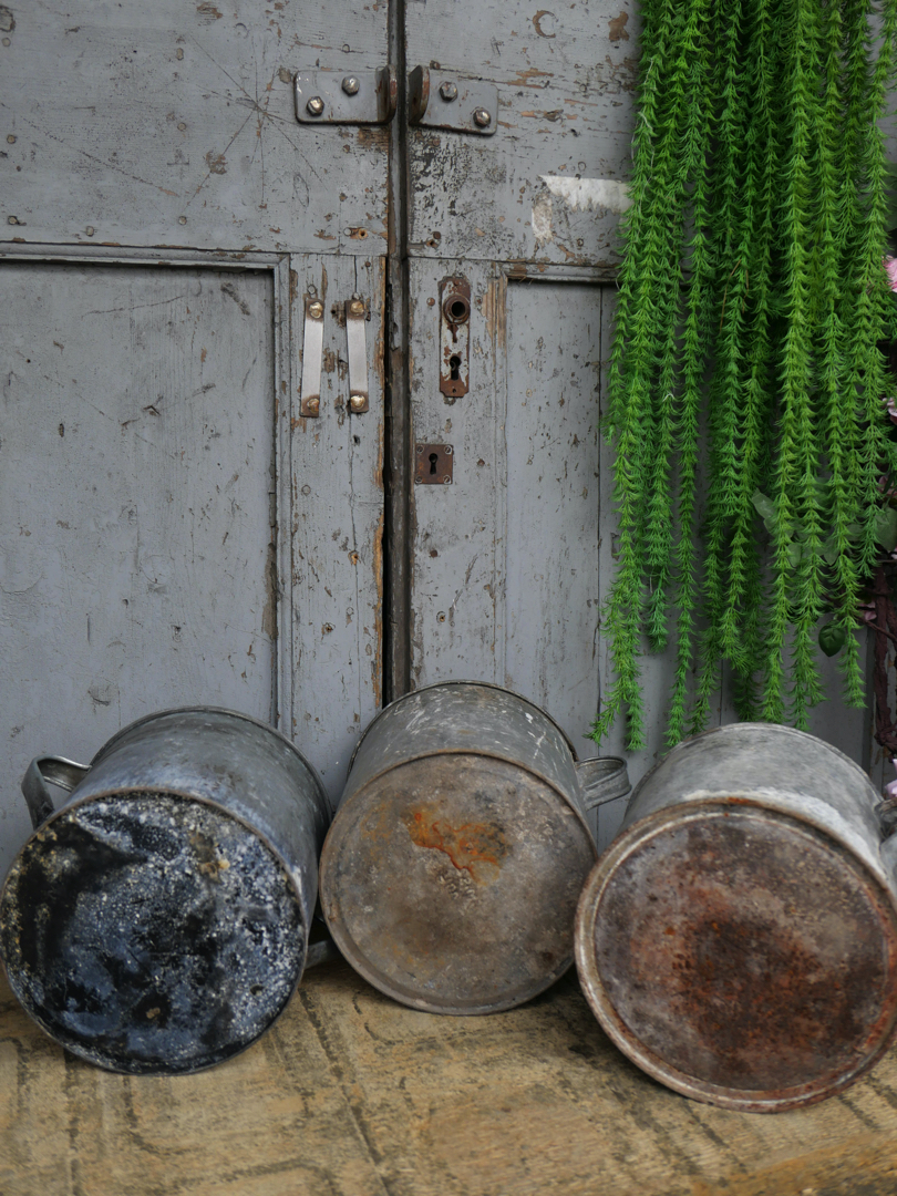 Pot en zinc, ideal cache pot plante petit modele – Image 8