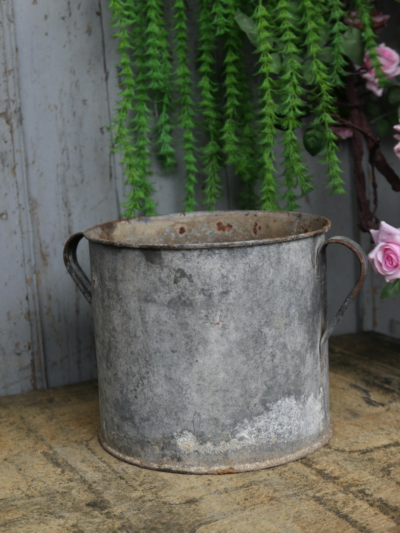Pot en zinc, ideal cache pot plante petit modele – Image 9