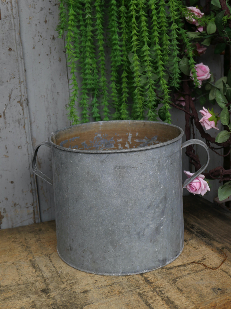 Pot en zinc, ideal cache pot plante grand modele – Image 7