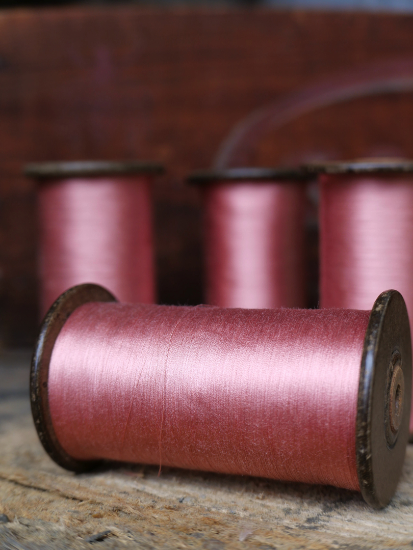 Lot de 4 bobines des anciennes filatures Lyonnaises / rose – Image 7