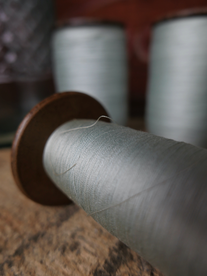 Lot de 4 bobines des anciennes filatures Lyonnaises vert d'eau – Image 6