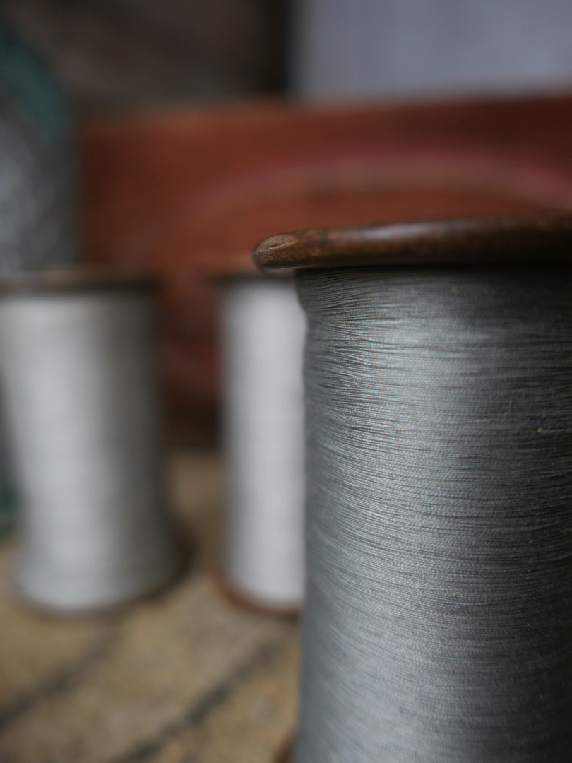 Lot de 4 bobines des anciennes filatures Lyonnaises gris – Image 7
