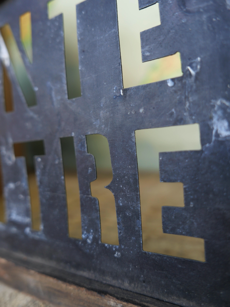 ancien pochoir marquage transport caisse de musee / Pointe à pitre – Image 4