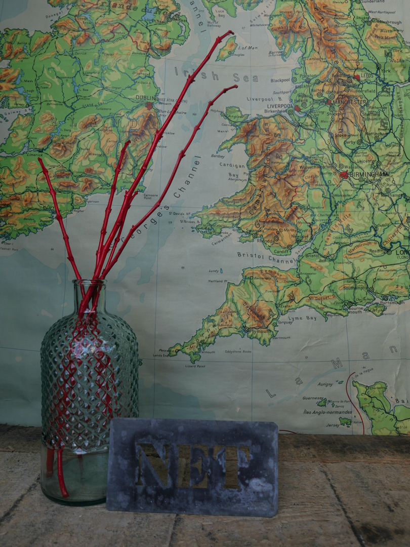 ancien pochoir marquage transport caisse de musee / Net – Image 2