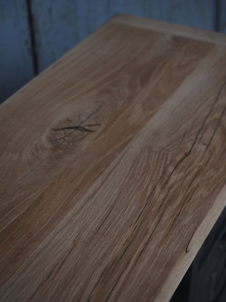 ancien grand meuble 12 casiers industriel strafor plateauchene massif – Image 7