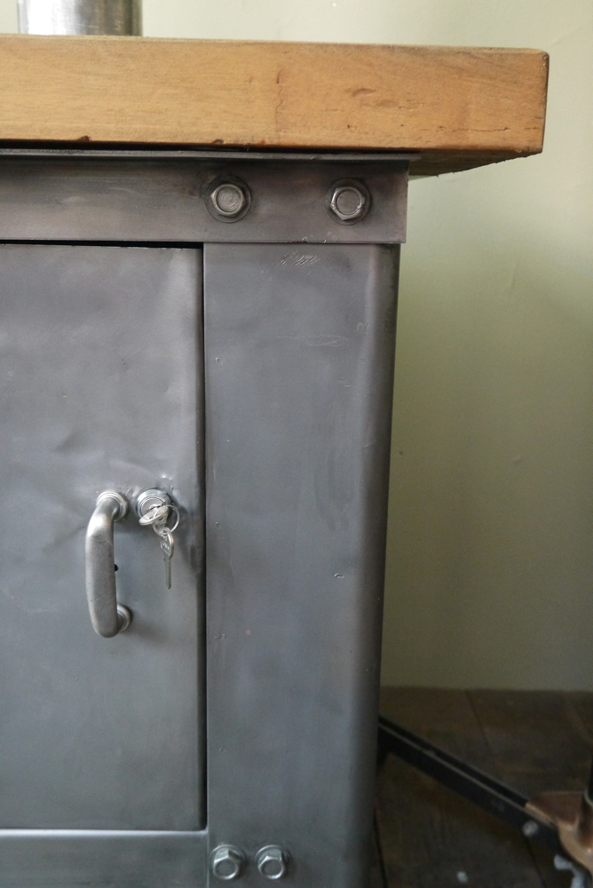 grand etabli bureau console industriel biguet atelier Renault – Image 10