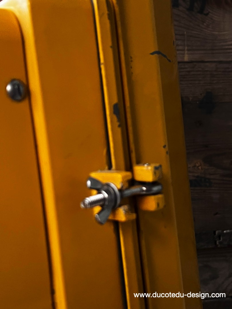 New York feu dont walk americain vintage USA jaune d'origine – Image 11