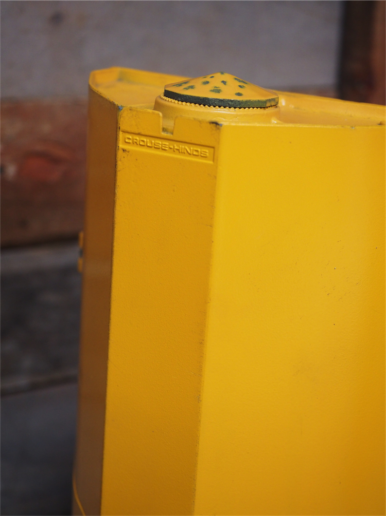 New York feu dont walk americain vintage USA jaune – Image 7