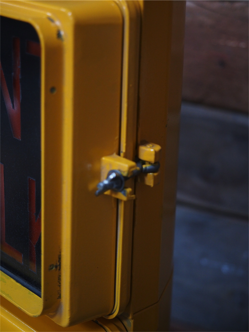 New York feu dont walk americain vintage USA jaune – Image 9