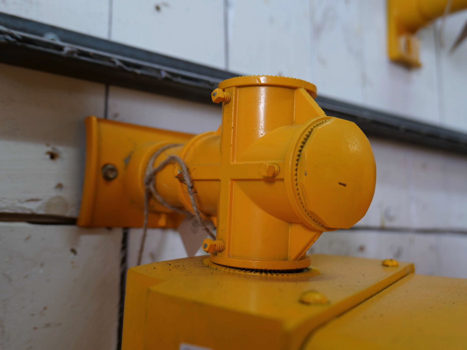 New York feu dont walk americain vintage USA jaune d'origine – Image 8