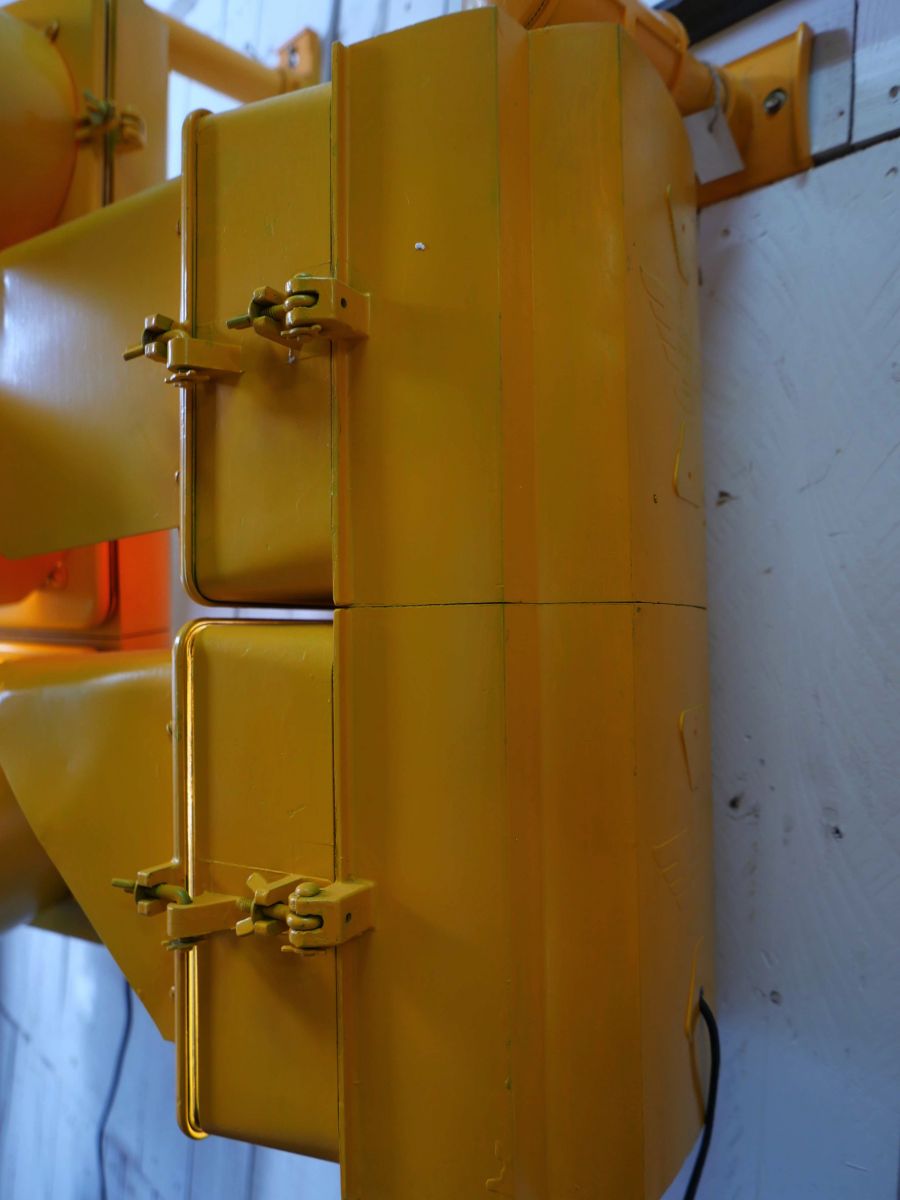 New York feu dont walk americain vintage USA jaune d'origine – Image 12