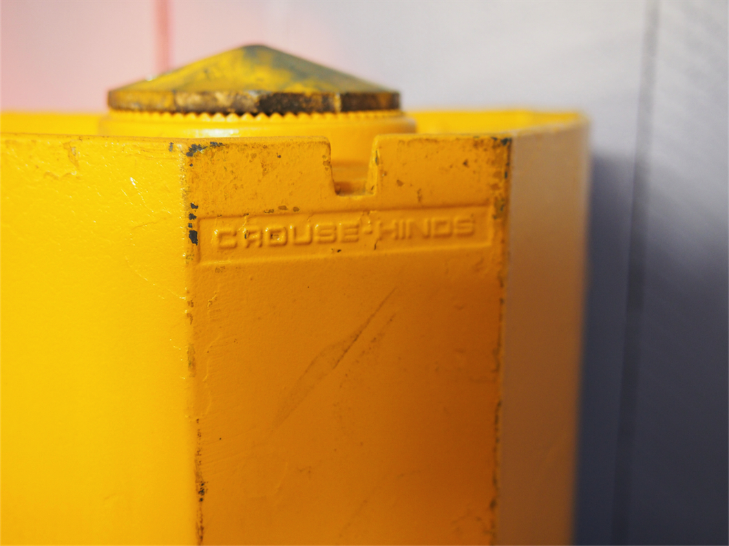 New York feu dont walk americain vintage USA jaune d'origine – Image 12