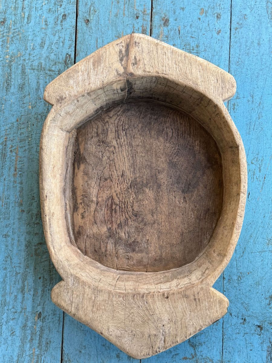 fuente grande, Parat antiguo, tapa de madera - Image 5