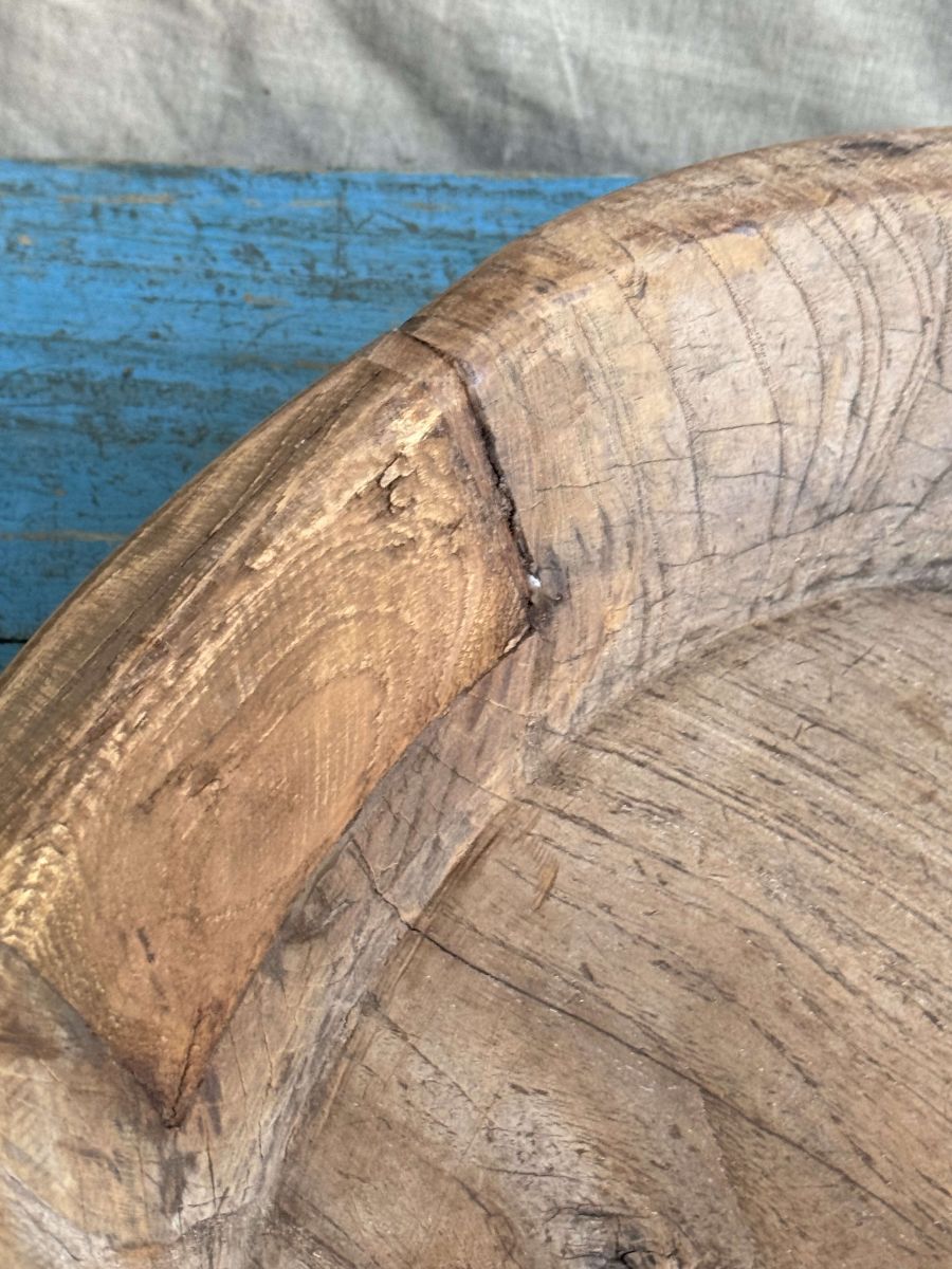 grand plat, Parat ancien, plateau en bois – Image 3