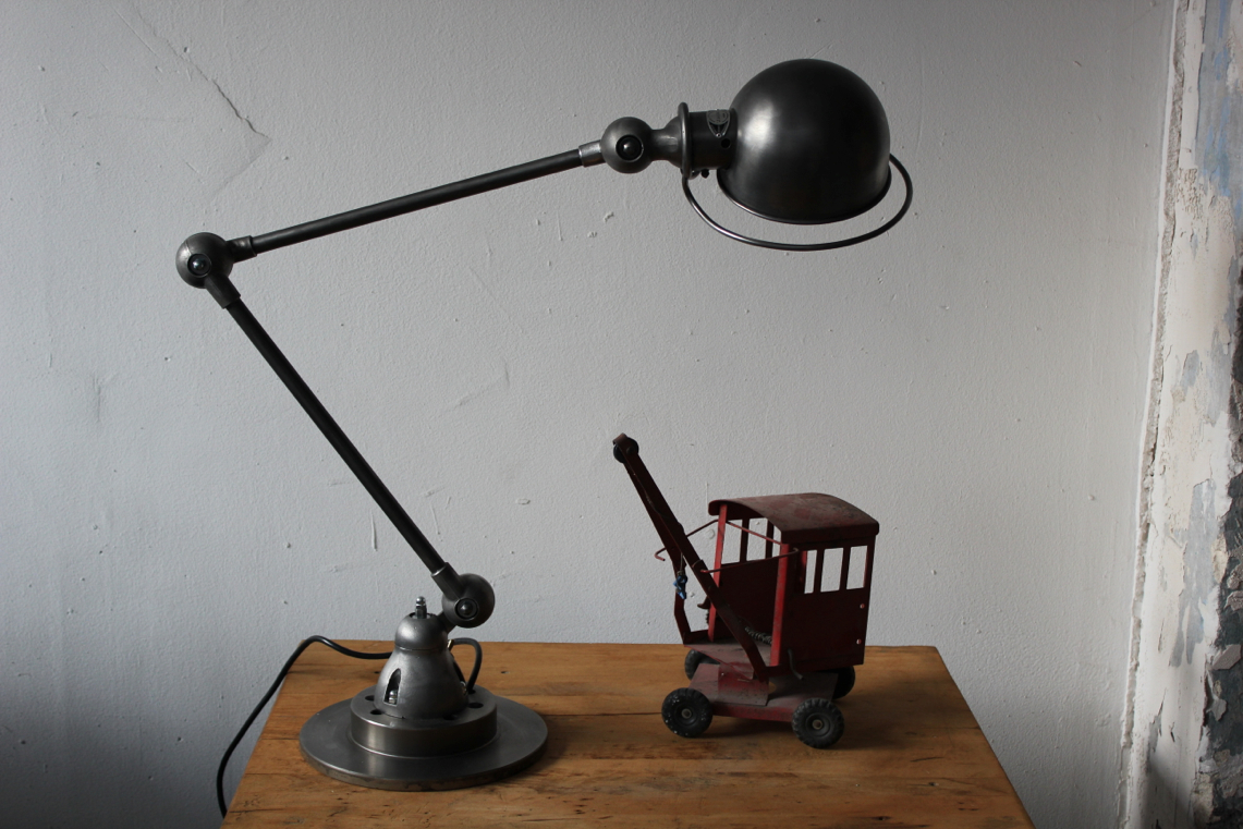 Lampe bureau Jielde 2 bras polie graphite – Image 13