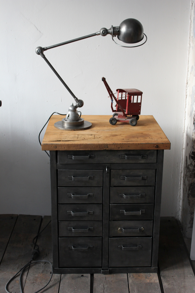 Lampe bureau Jielde 2 bras polie graphite – Image 12